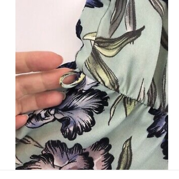 Lush Off the Shoulder Tie Waist dress size M - Picture 4 of 4